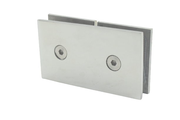 180 Stainless Steel Double Sided 4mm Fixed Clamp Glass To Glass 