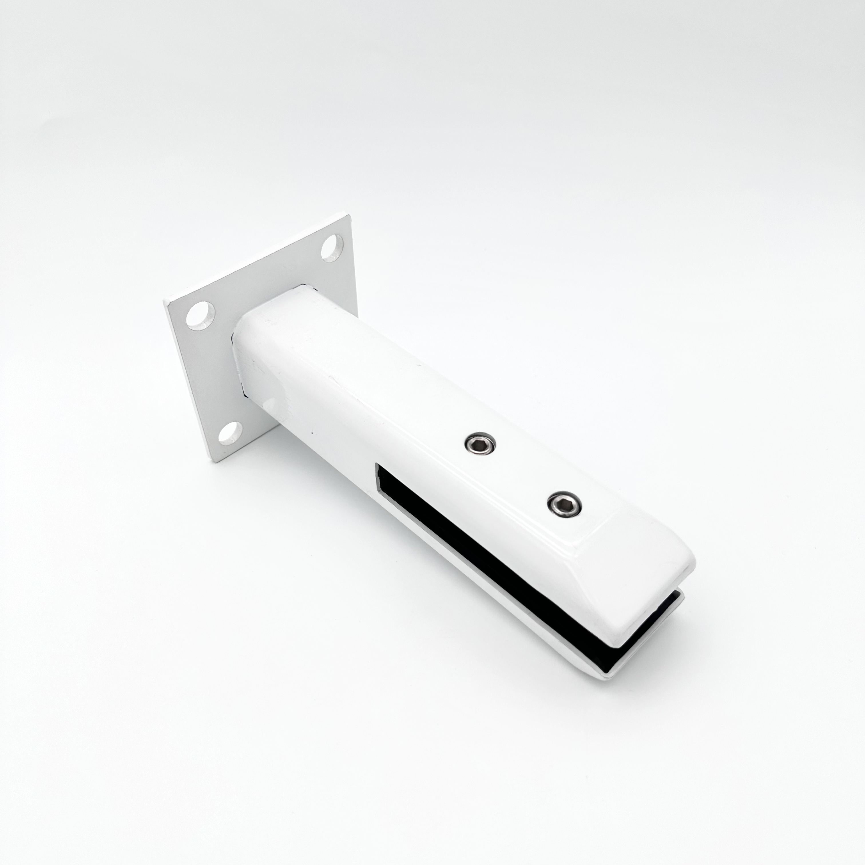 Frameless Glass Pool Fence Spigot White square Base Plate Glass Railing Spigot