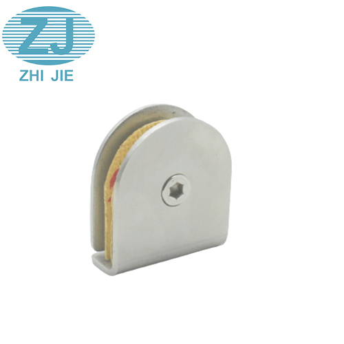 Factory Price 0 Degrees Railing Accessories Partition Bracket Glass Fixing Clamp   Stainless Steel Glass Clamp Fish Mouth Clamp