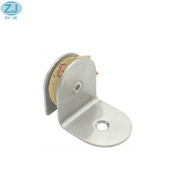 Factory Bathroom Shower Stainless Steel Frameless Glass Connector Holder 90 Degree Glass Holding Clips Clamp