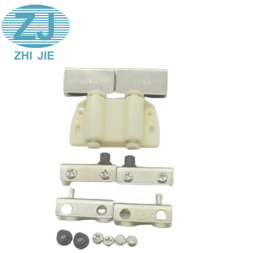 Glass Door Press Push to Open Latch Double Magnetic Catch Pivot Hinge for Glass Door