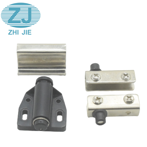 Factory Dricet Sale Single Touch Door Latch Magnetic Push Catch for Furniture Hardware Cabinet Cupboard Glass Door Push