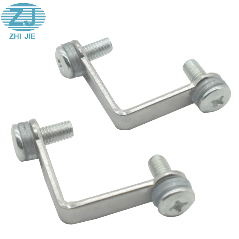 Adjustable Glass Bracket Fittings - Two-Hole  Connectors for Furniture 