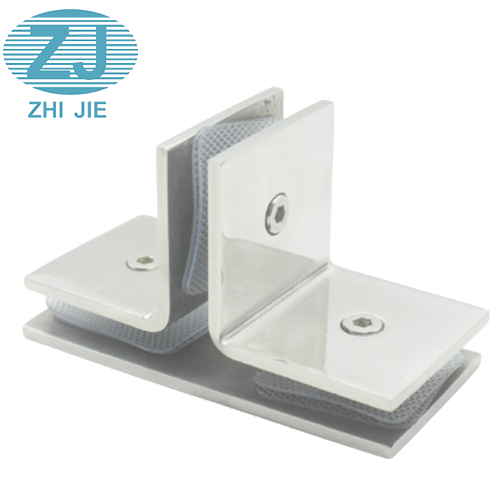 High Sale Stainess Steel T Type Glass Clip Shower Hardware Fittings Glass Bracket