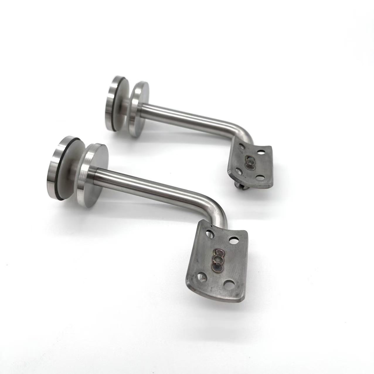 Handrail Fitting Stainless Steel Handrails Glass Brackets Stair Glass to Wall/Tube/Glass Mounted Handrail Bracket