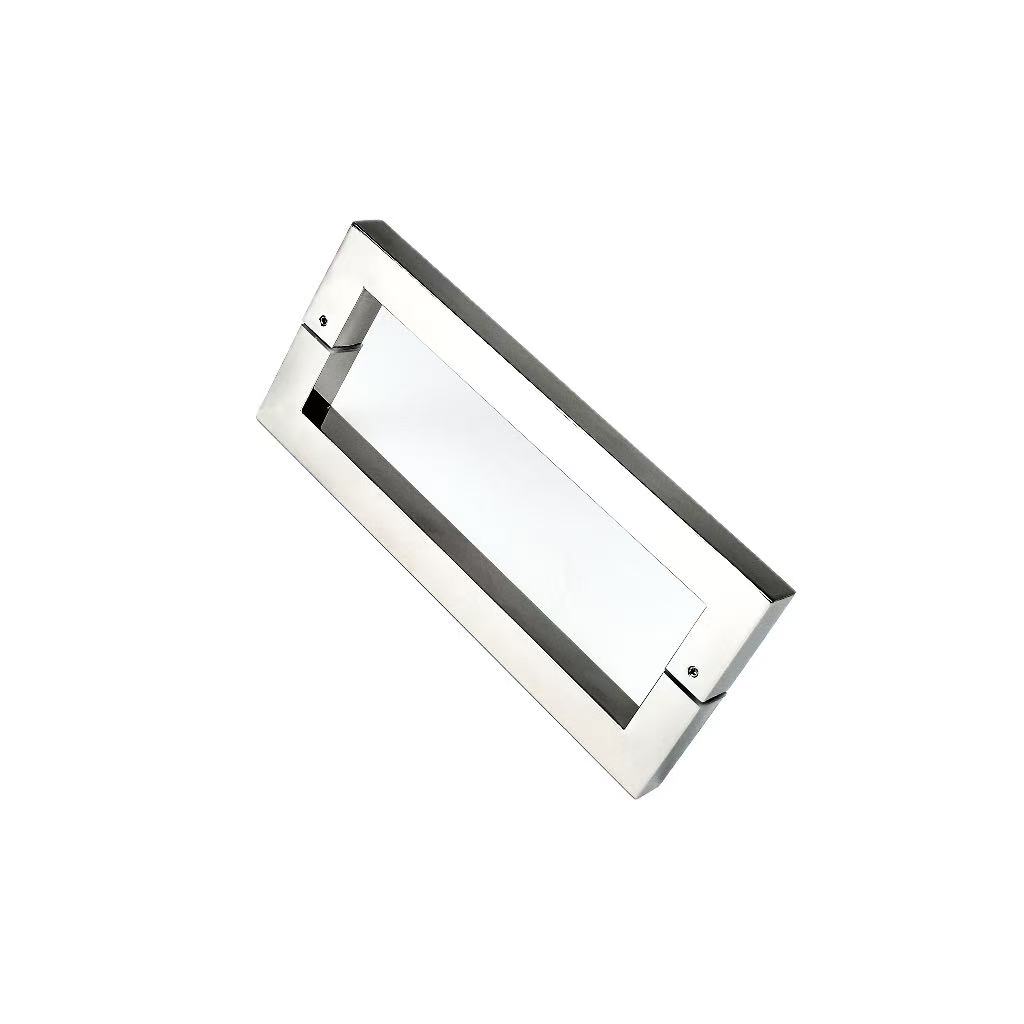 Best Seling Shower Glass Sliding Door Back to Back  Rectangular Tube Door Knob Single Sided Towel bar Pull Handle