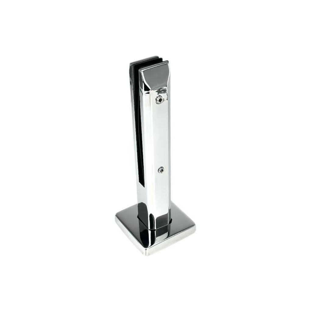  Top Sale Stainless Steel Polish Glass Railing Pool Fence Spigot Clamp 300mm  Height Glass Railing Spigot