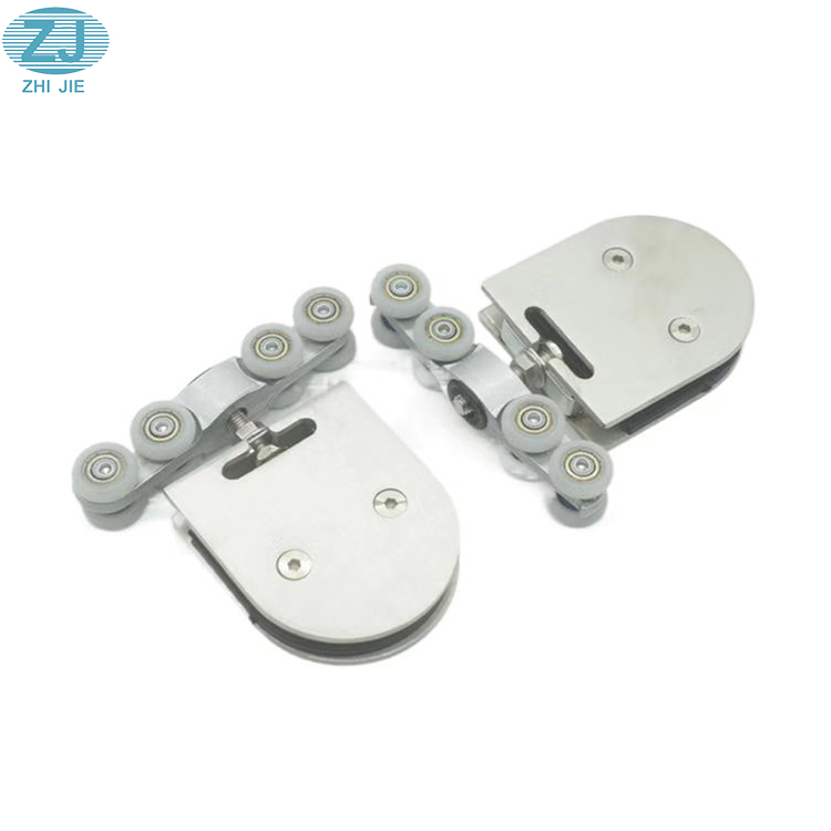 Wholesale Bathroom Glass Sliding Door Semi circle  8 Wheel Sliding Door Wheel