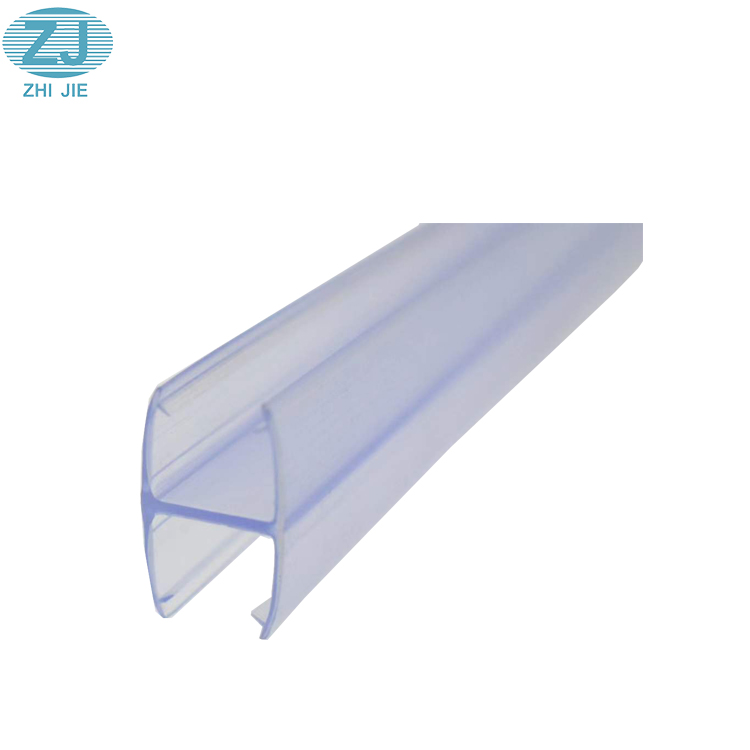 Shower Door Accessories Small Spacing PVC Glass Shower Door Magnetic Seal Strip Strong Adsorption Waterproof Seal H Type