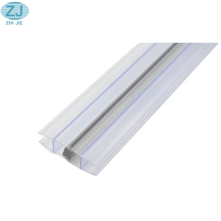 Hot Sale Bathroom Door Accessories Frameless Glass Shower Door Waterproof Magnet Seal 180 Degree Magnetic PVC Seal Strip