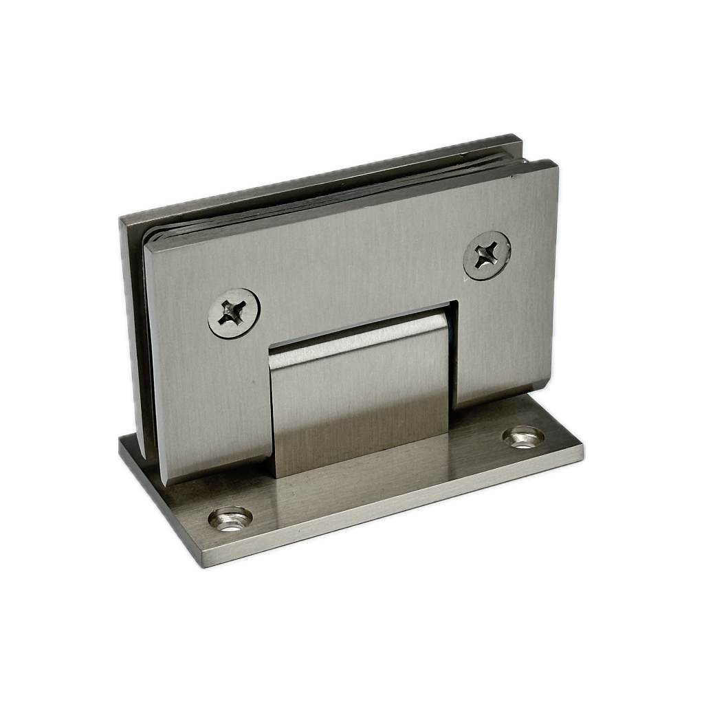 High Quality Stainless Steel 90 Degree Bathroom Clamp Shower Room Hinges Glass Door Hardware Fitting