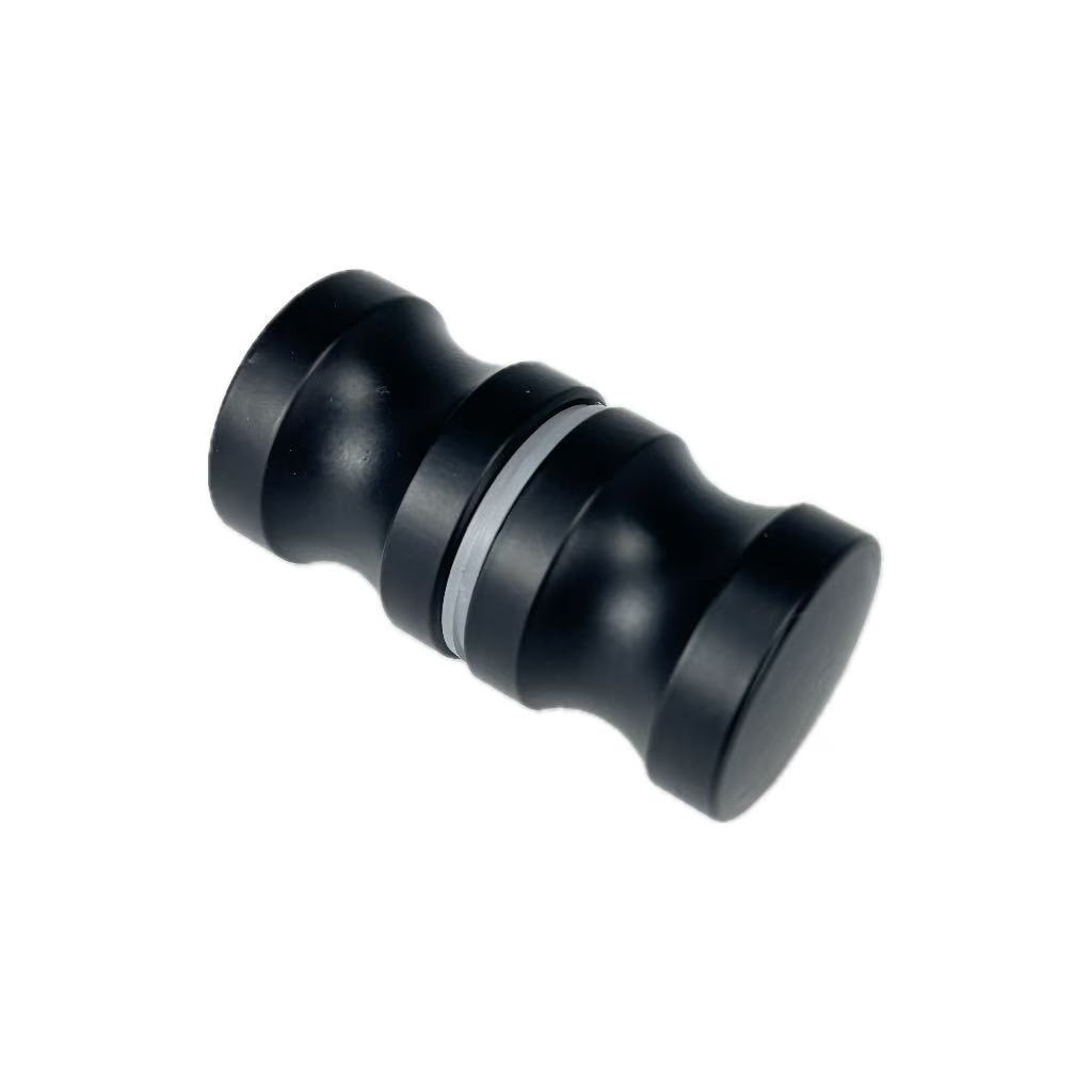 Bathroom Glass Black Stainless Steel Door Knob Handle Bathroom Sliding Glass Shower Door Knob
