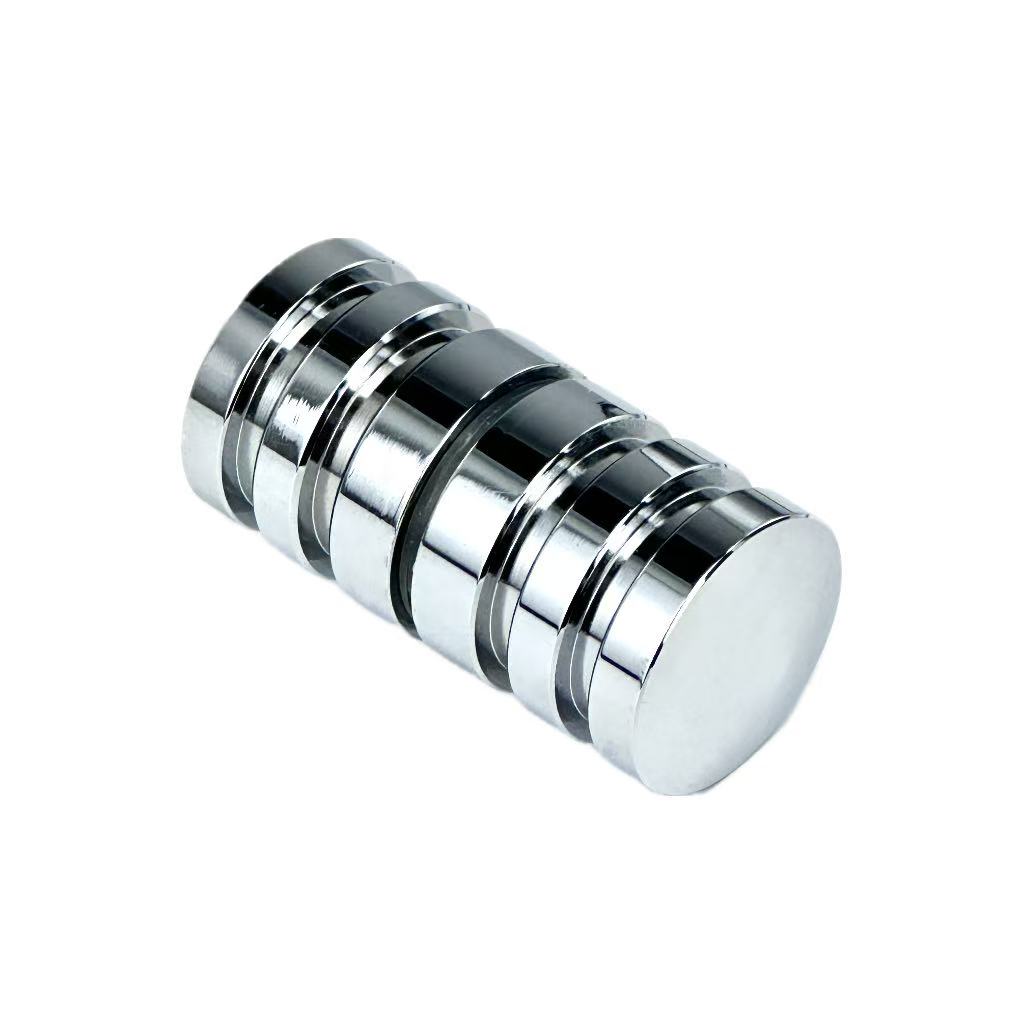 Hot Sale Shower Door Glass Polished Chrome Back To Back Stainless Steel Pull Shower Glass Door Knobs