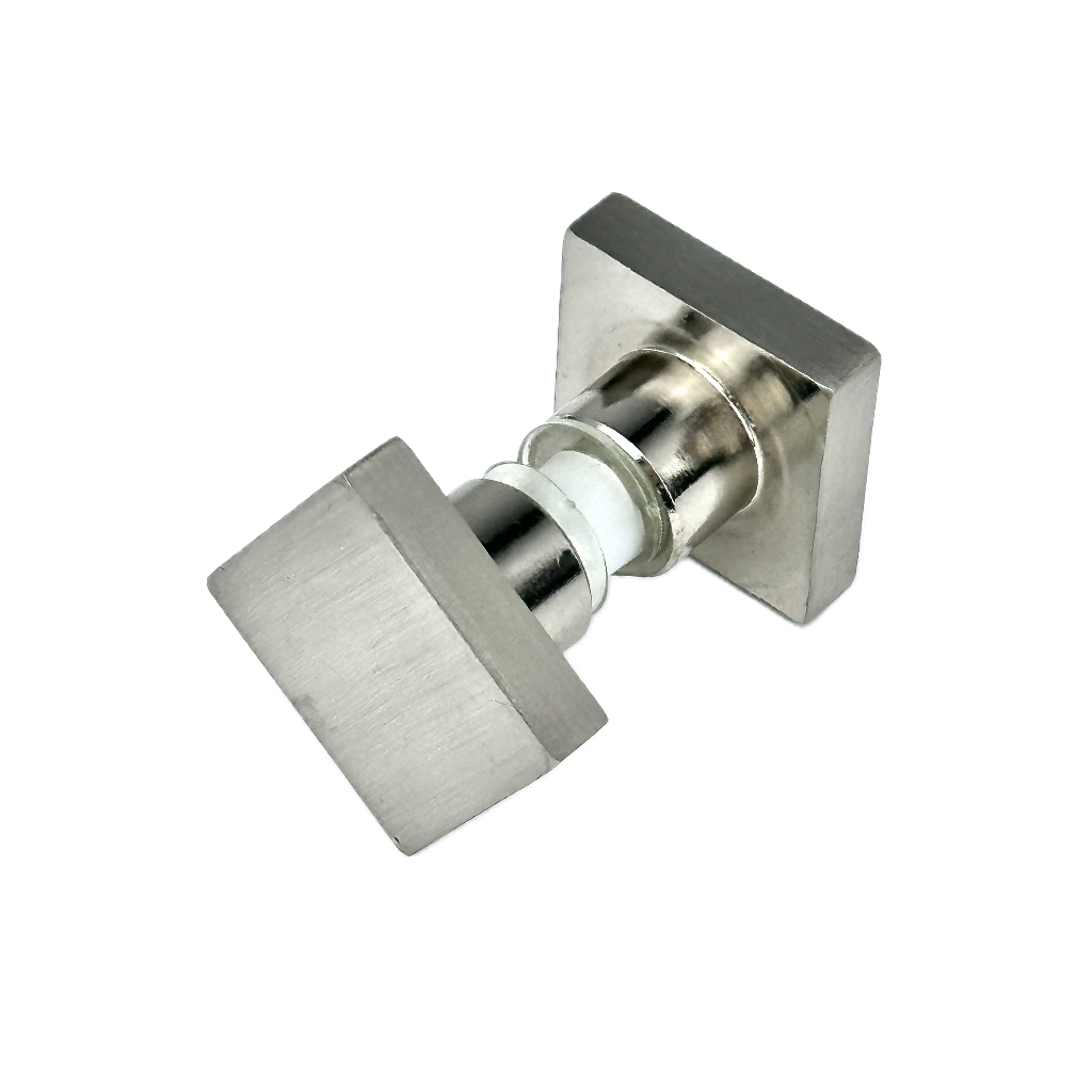 Hot Sale square Interior  Stainless Steel Shower Hardware Glass Door Pull Knob
