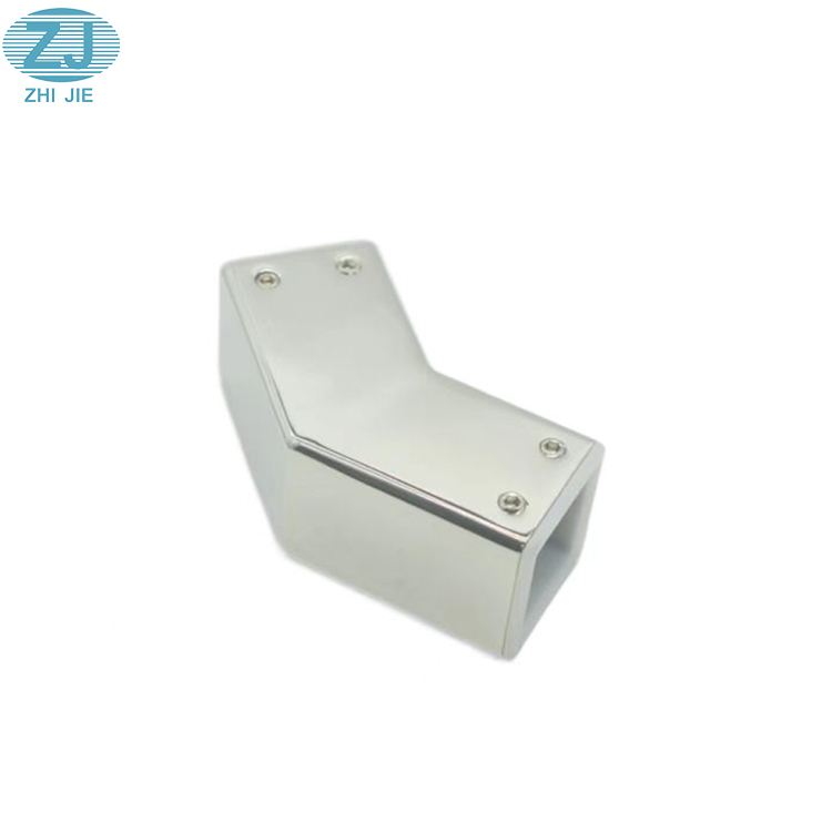 Shower Glass Door Hinge Corner Bracket Clamp 135 Degree Stainless Steel Bathroom Glass Clamp  Tube Connection