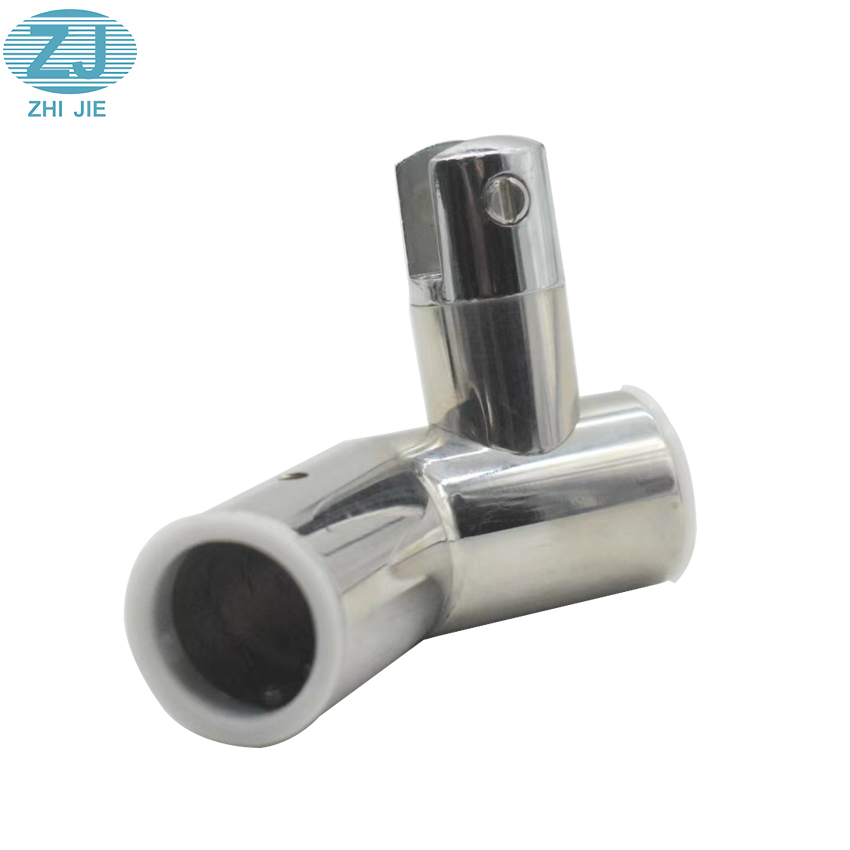 Bathroom Glass Door Hardware Stainless Steel 3 Way Corner Fitting Square Tube Connector Patch Fitting Accessories