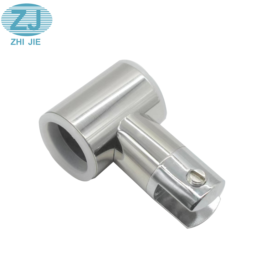 Hot Sale Stainless Steel Glass and Pipe Clamp Glass Door Connection for Bathroom Glass Hardware
