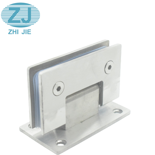 90 Degree Wall to Glass Clamps Hardware Hinges Stainless Steel 201 Hinged Bracket Glass Shower Hinge for Shower Door