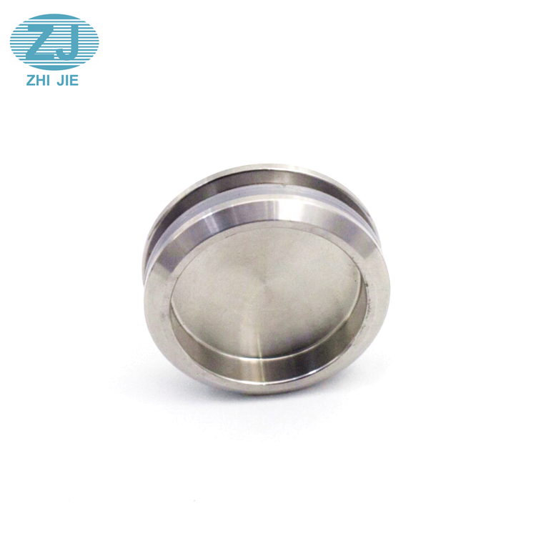 High Quality Durable Round Shape Stainless Steel Polish Glass Shower Door Bathroom Glass Flush Door Knob