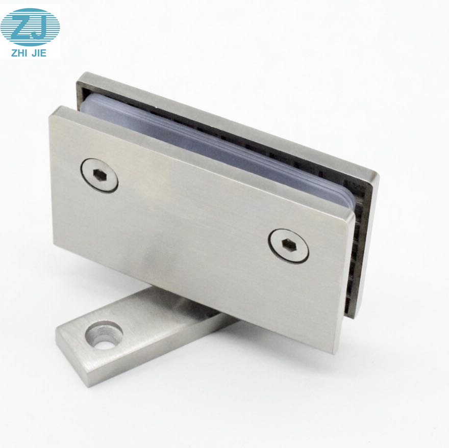 Bathroom 360 Degree Framed Shower Wall to Glass Door Hinge Connector Pivot Clamps Tempered Glass Shower Hinge