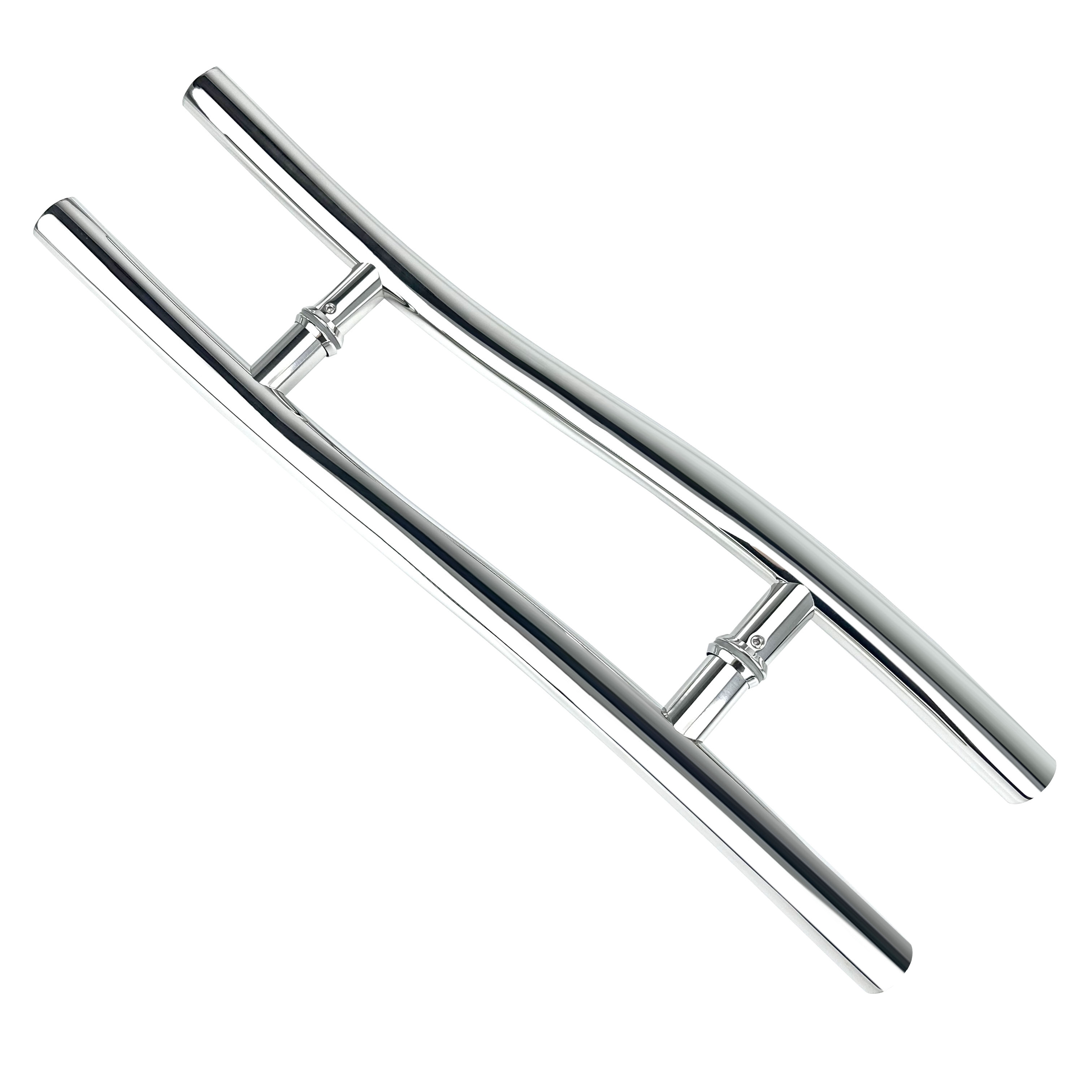Quality Stainless Steel Tempered S-shape Glass Door Handle