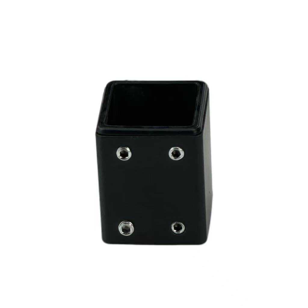 High Quality Stainless Steel Material Shower Door Tube Connector square Flange Hardware Fitting for Shower Room