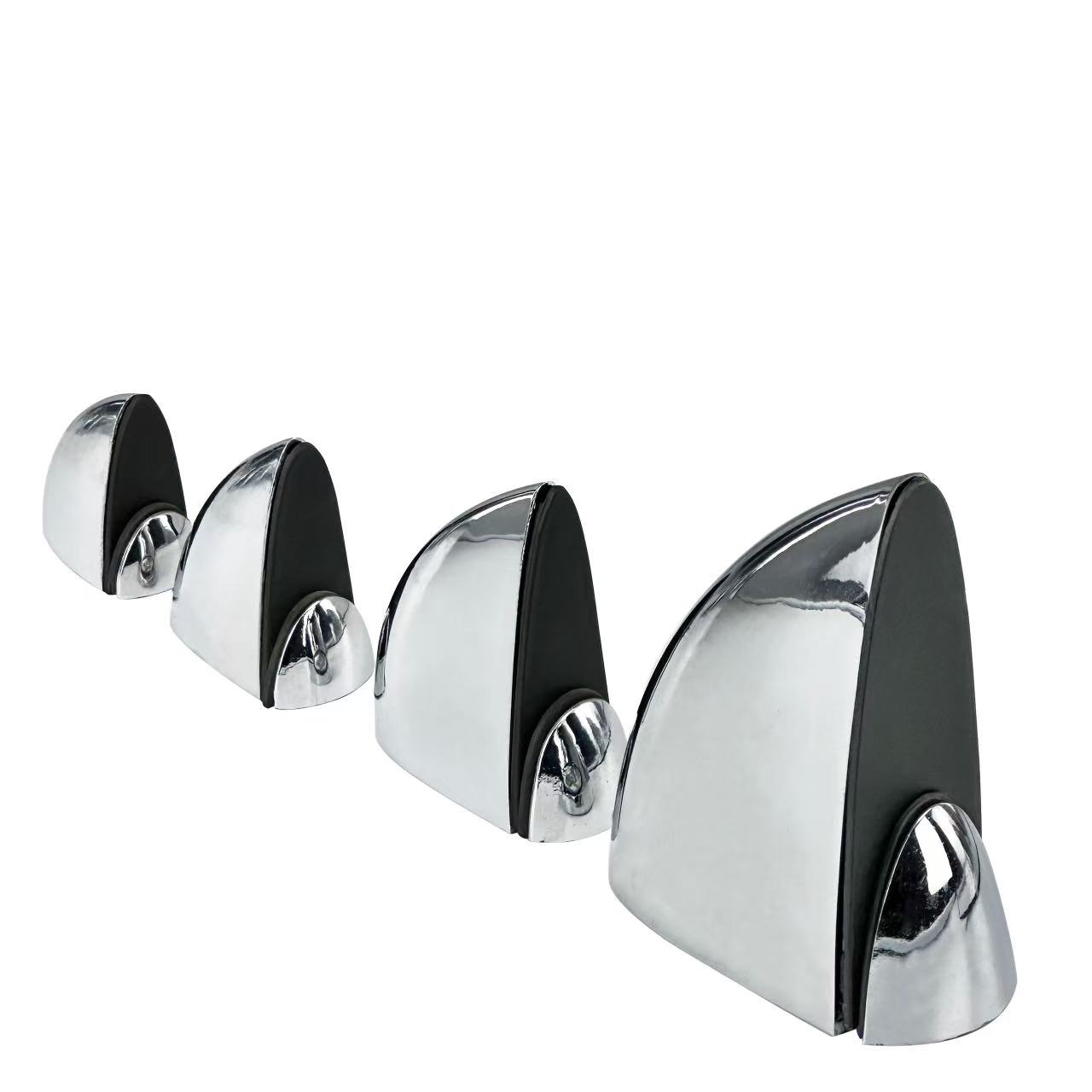 Adjustable  Glass Shelf Clip Chrome Finish Shelf Bracket for Cabinet Kitchen Shower Building Application
